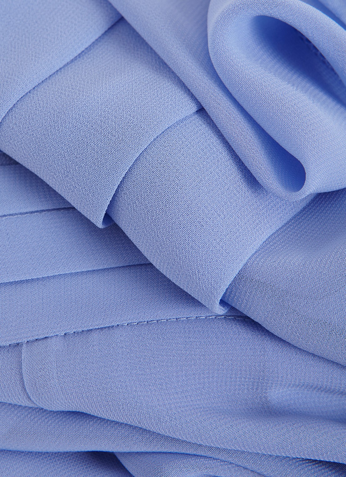 Phase Eight Lucie wide fit jumpsuit van crêpe met sjaalkraag - detail 6 donkerblauw