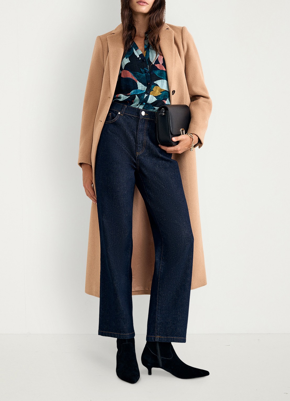 Phase Eight Lyla blouse met grafische print en ballonmouw - detail 4 multicolor