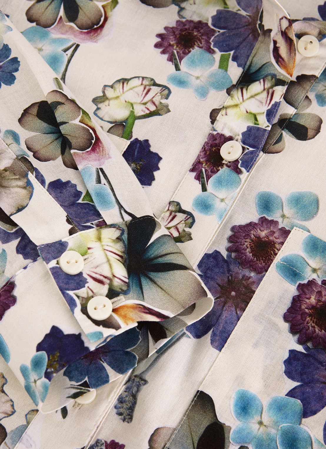Phase Eight Maddelena blouse met print - detail 8 lichtroze