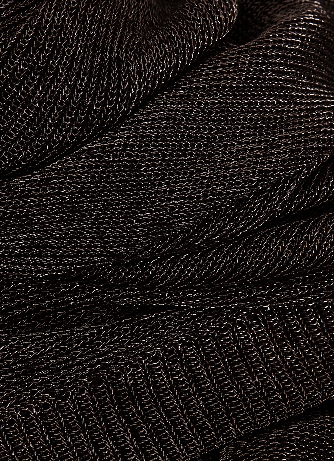 Phase Eight Malti fijngebreide trui met lurex - detail 3 zwart