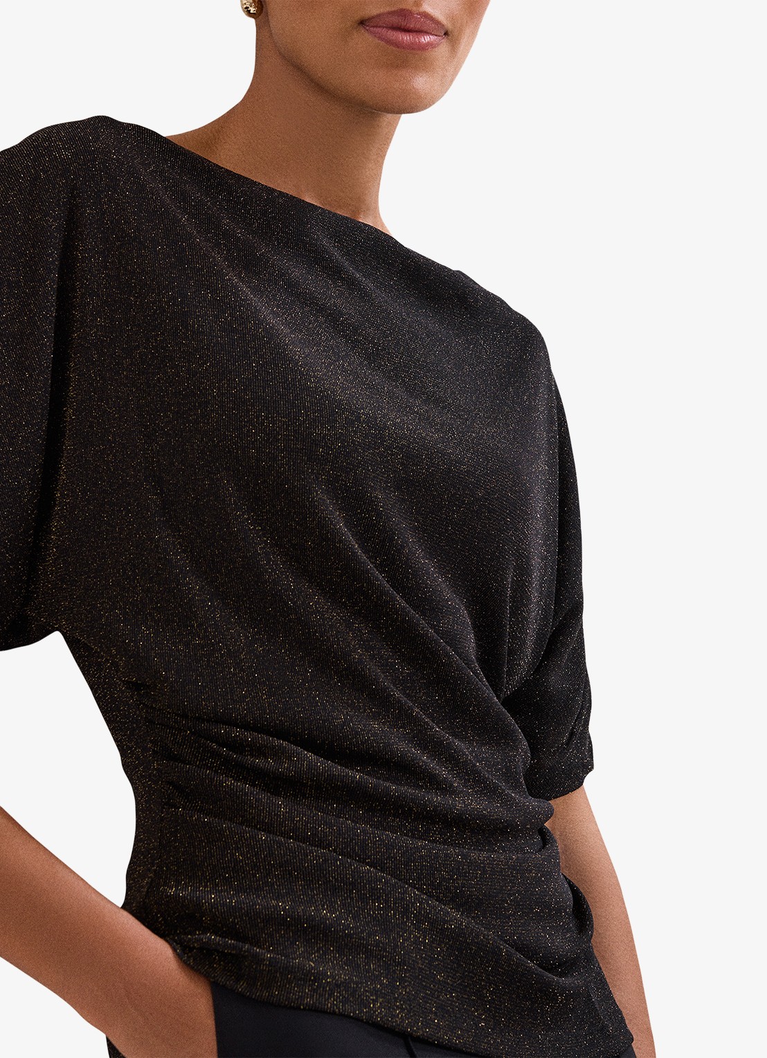 Phase Eight Martha top met lurex - detail 3 goud