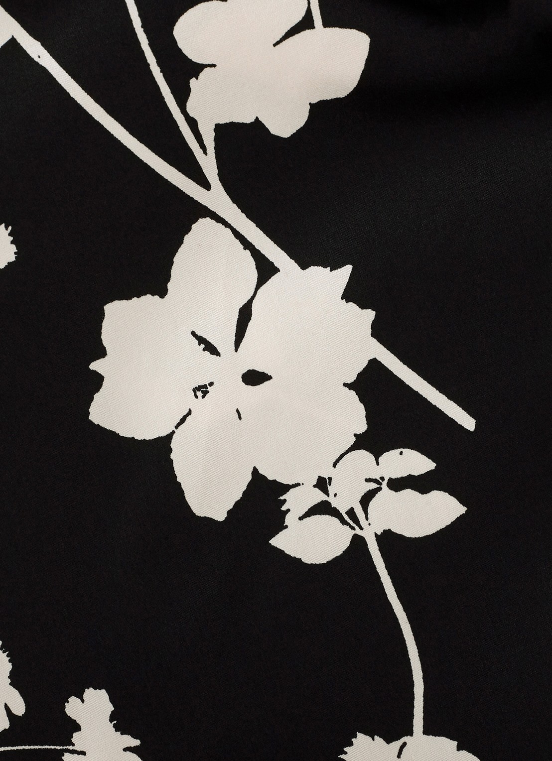 Phase Eight Mavis midi rok met bloemenprint - detail 5 zwart