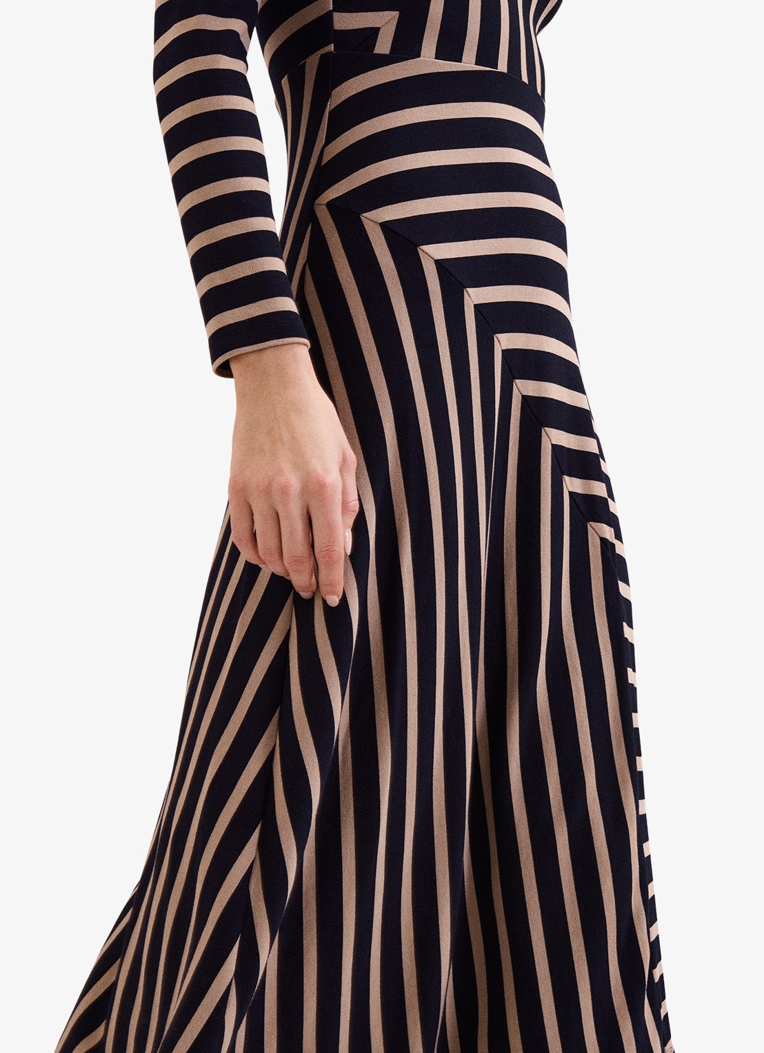 Phase Eight Mia midi jurk met grafische print - detail 6 multicolor