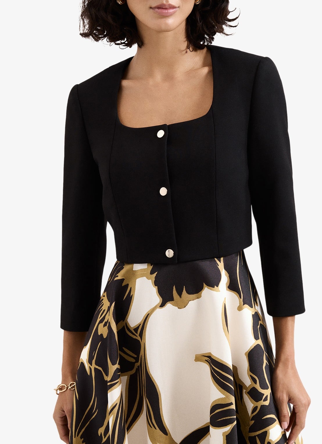 Phase Eight Miranda cropped Jack  - detail 4 zwart