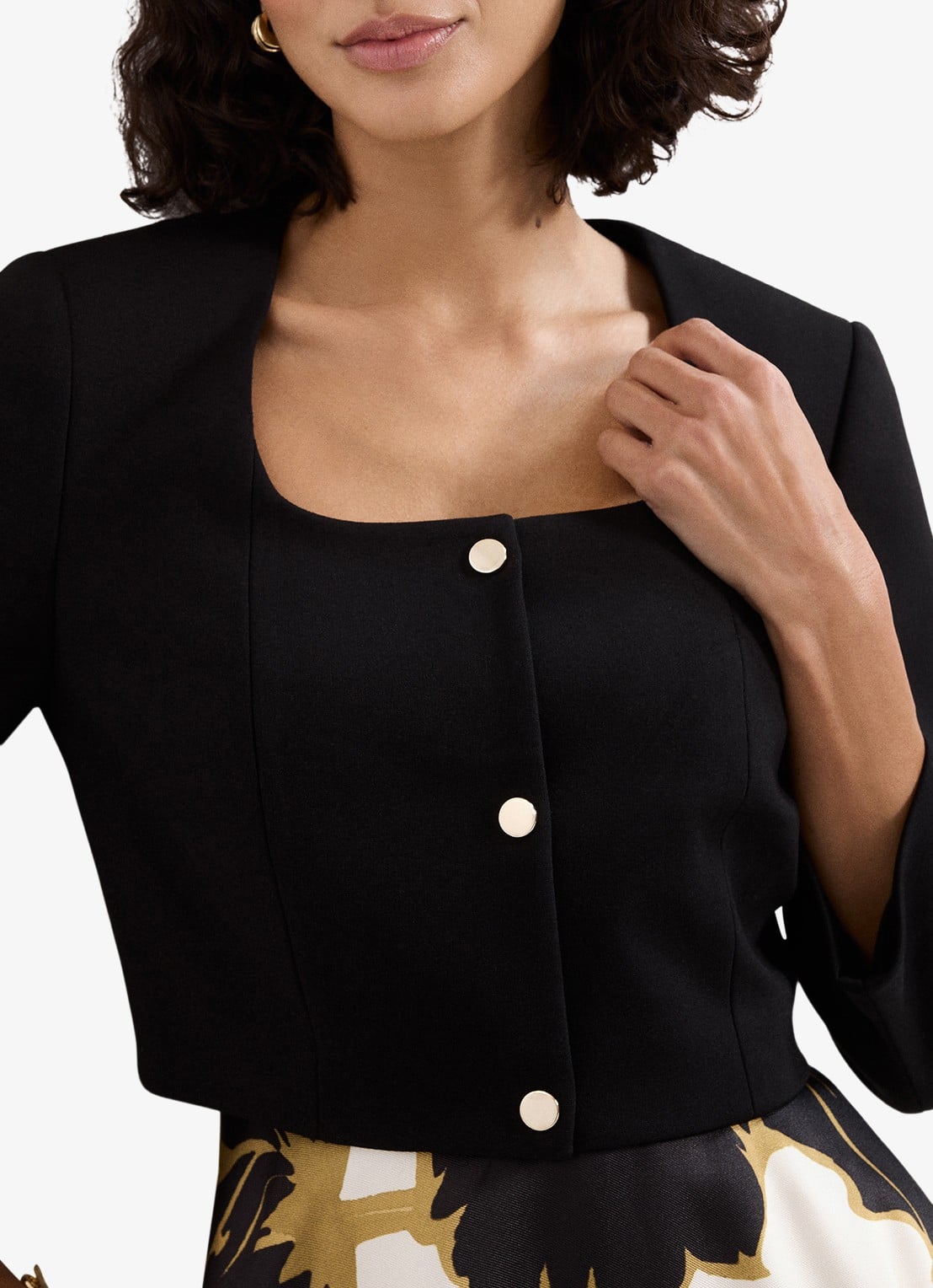 Phase Eight Miranda cropped Jack  - detail 6 zwart