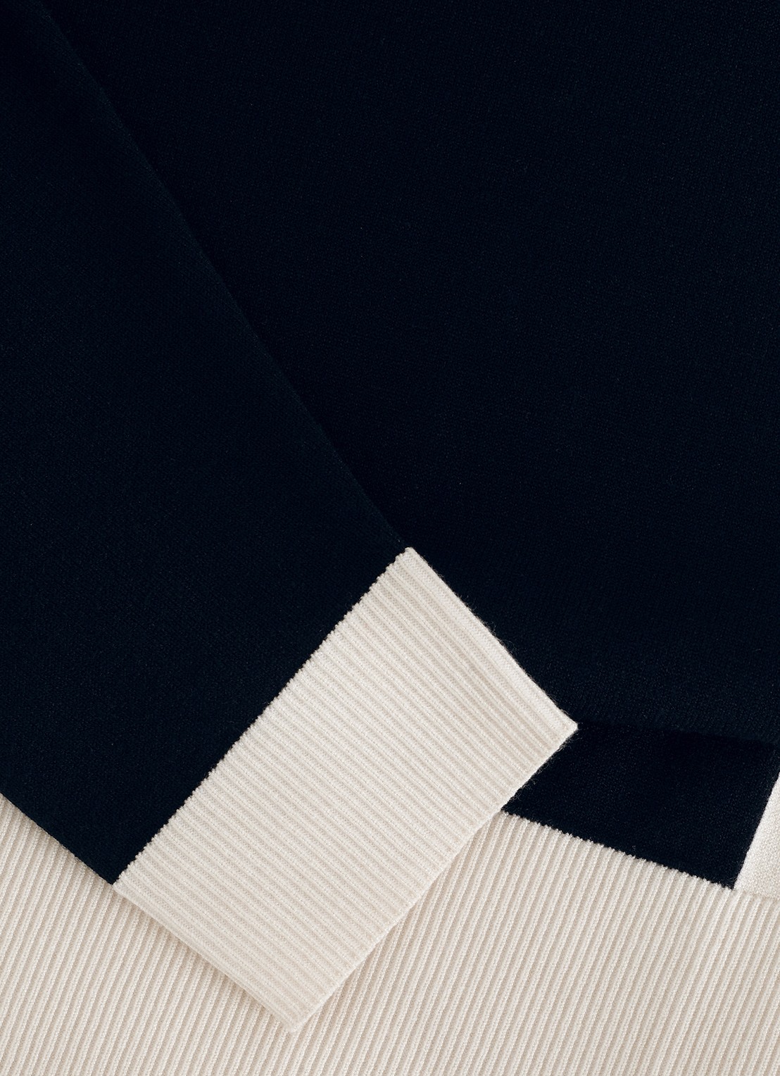 Phase Eight Mirkela fijngebreide mini jurk - detail 6 zwart