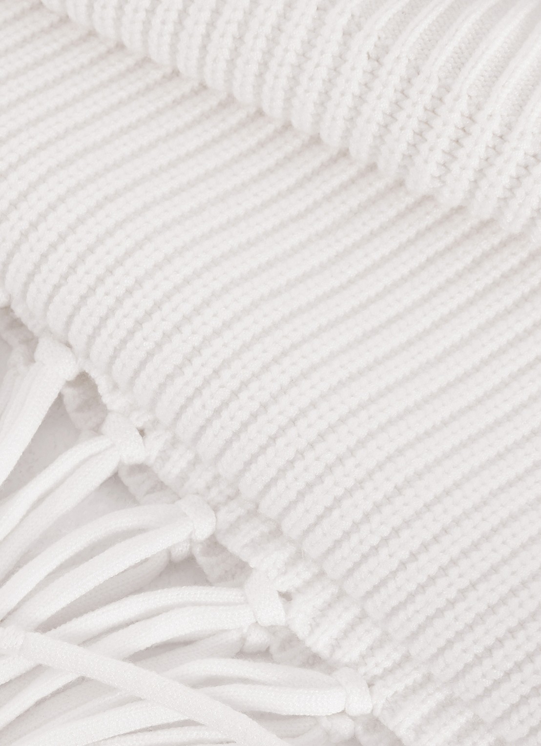 Phase Eight Myleene ribgebreide trui - detail 5 wit