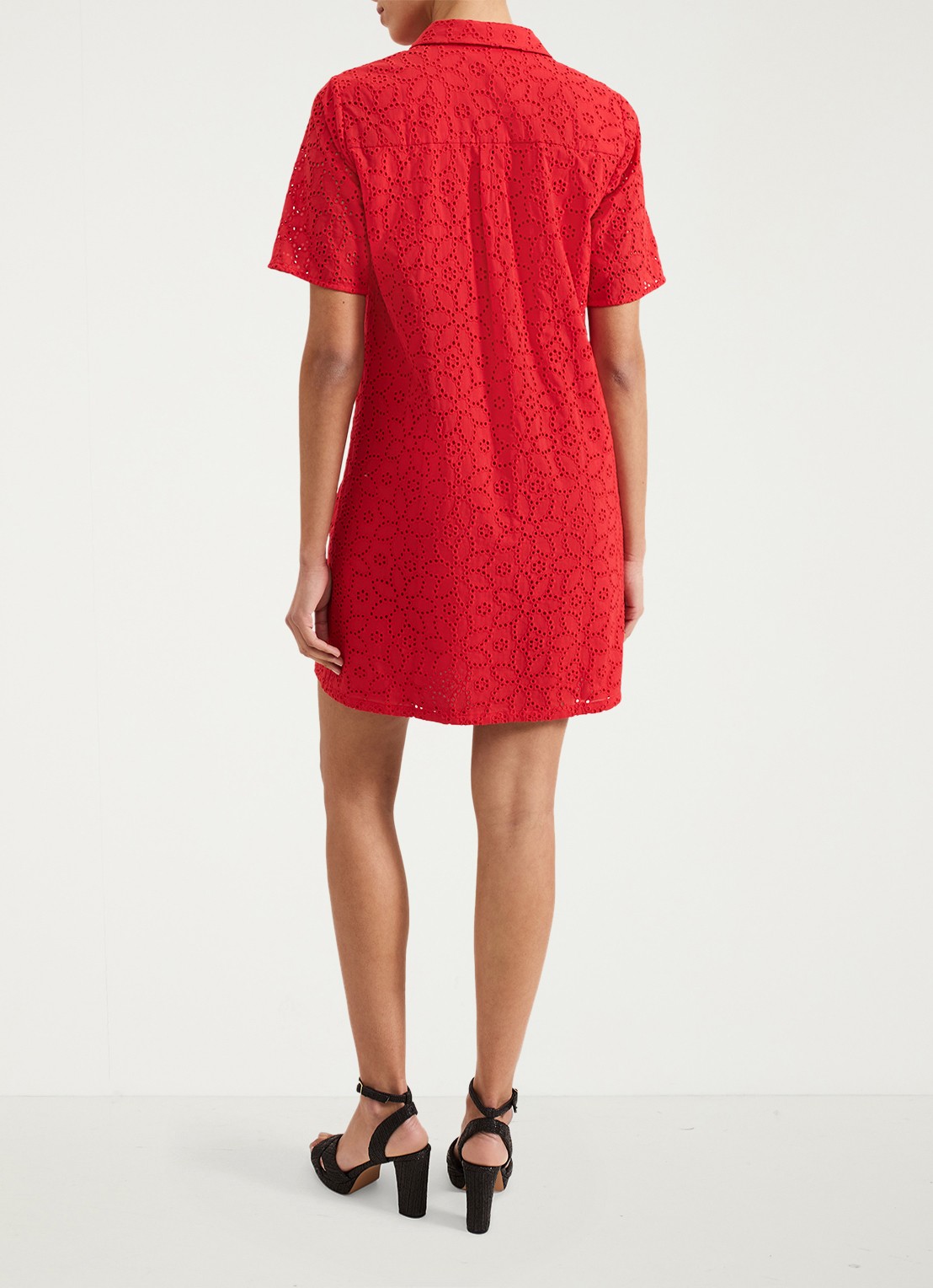 Phase Eight Nicky Shirt Dress - achterkant 7 rood