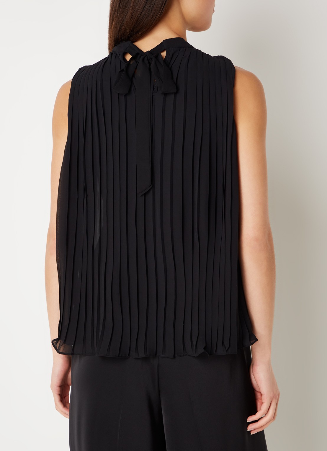 Phase Eight Nina tuniek met plissé - achterkant 4 zwart