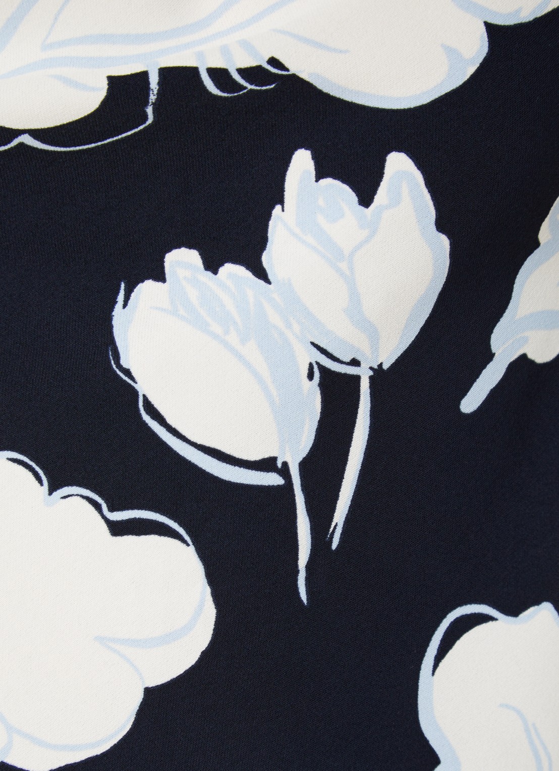 Phase Eight Noelle mouwloze top met bloemenprint - detail 2 donkerblauw