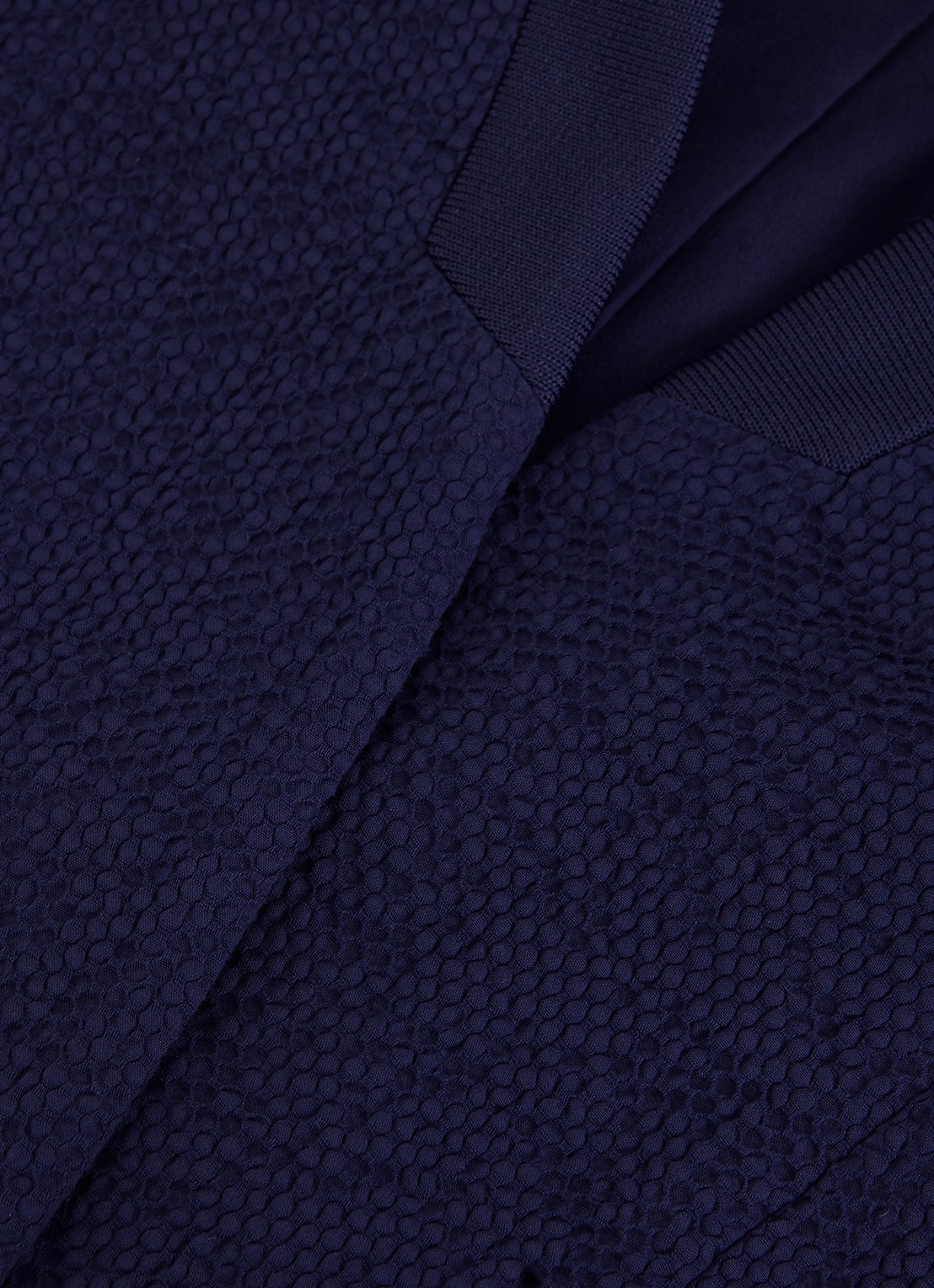 Phase Eight Olivia cropped blazer met structuur - detail 4 donkerblauw