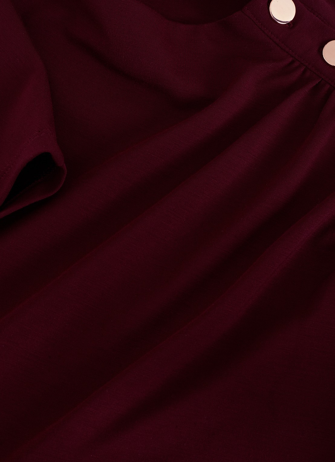 Phase Eight Paige top met gedrapeerd detail - detail 6 aubergine