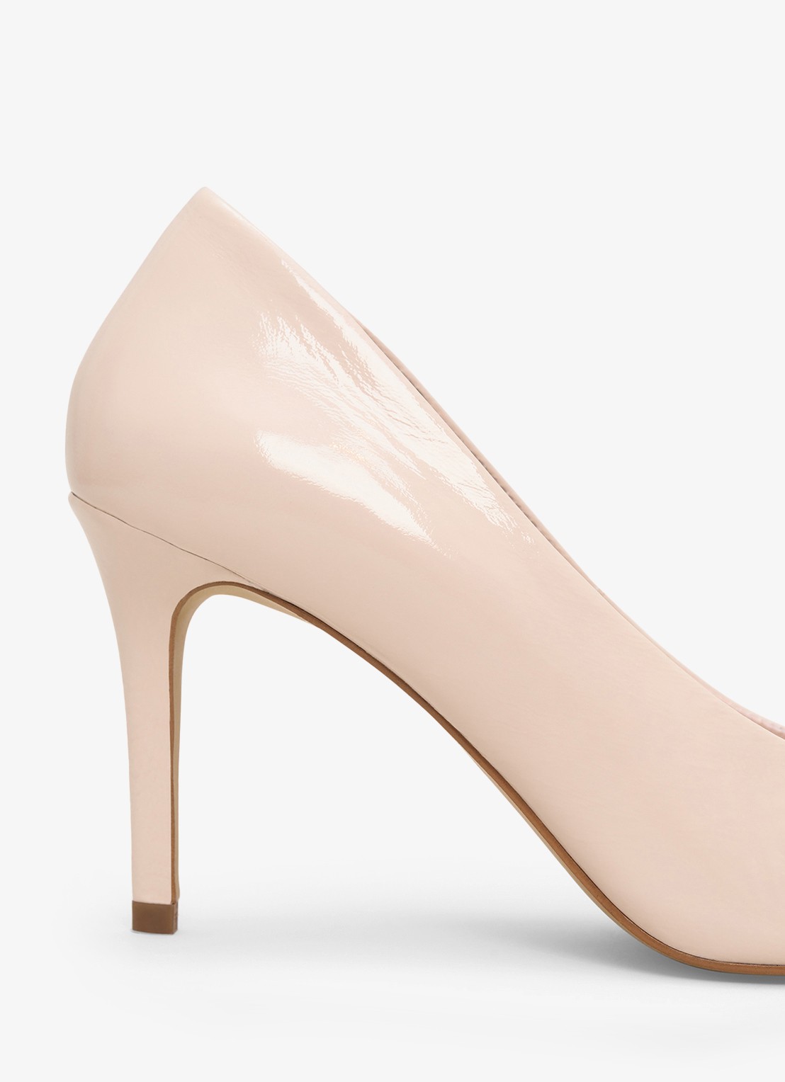 Phase Eight Patent pump van leer - detail 5 lichtroze
