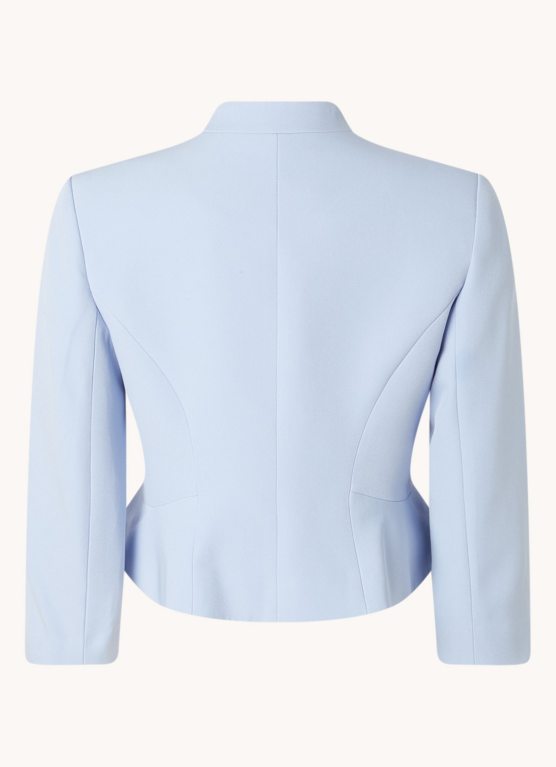 Phase Eight Petite Daisy bolero met schoudervulling - achterkant 2 lichtblauw