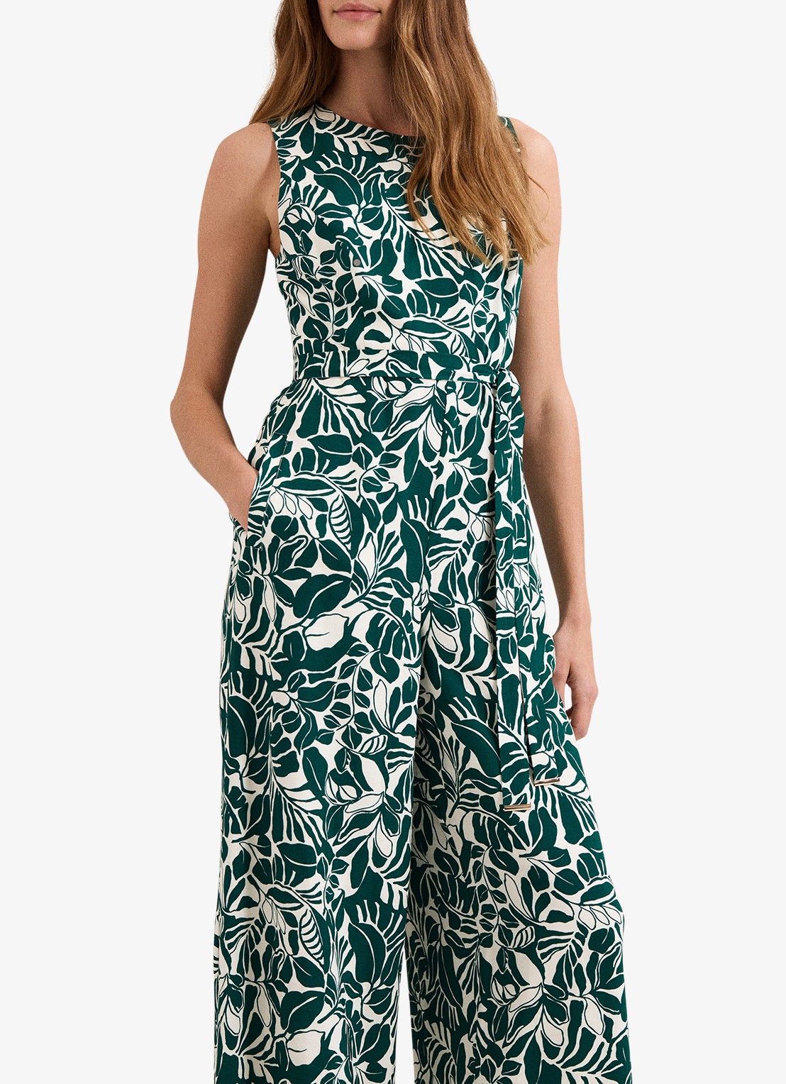 Phase Eight Petite Marta Jumpsuit - detail 4 groen