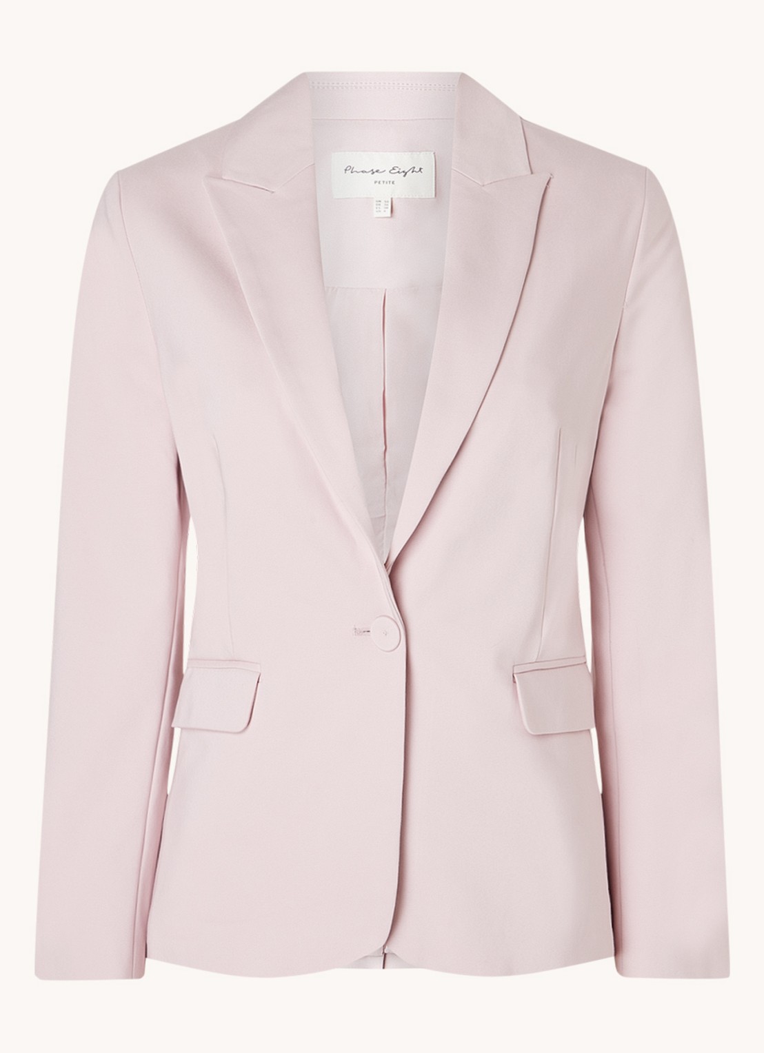 Phase Eight Petite Ulrica blazer met klepzakken - voorkant 2 roze