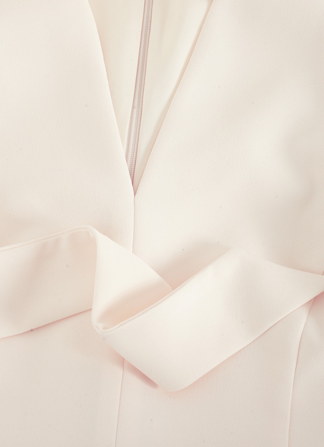 Phase Eight Pia midi jurk met strikceintuur en plooien - detail 6 ivory