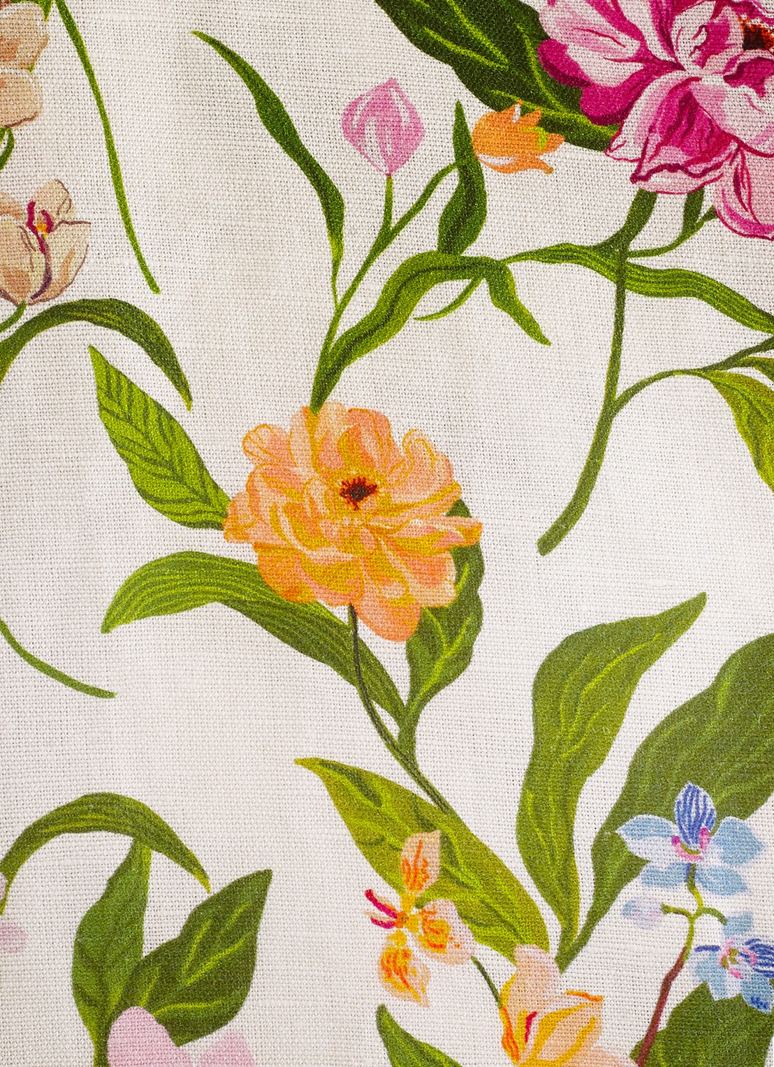 Phase Eight Piper midi rok met bloemenprint - detail 8 ivory