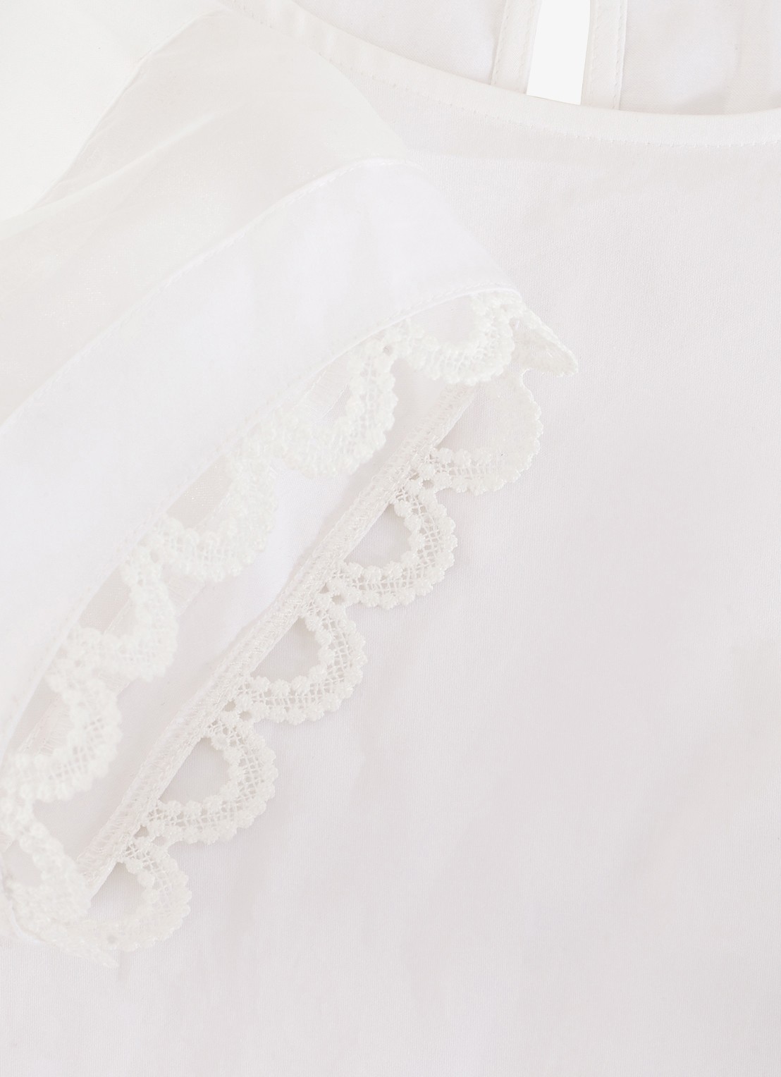 Phase Eight Rebecca tuniek met mesh - detail 4 wit