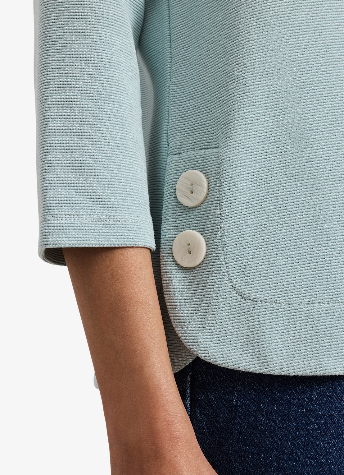 Phase Eight Remy top met structuur - detail 6 lichtblauw