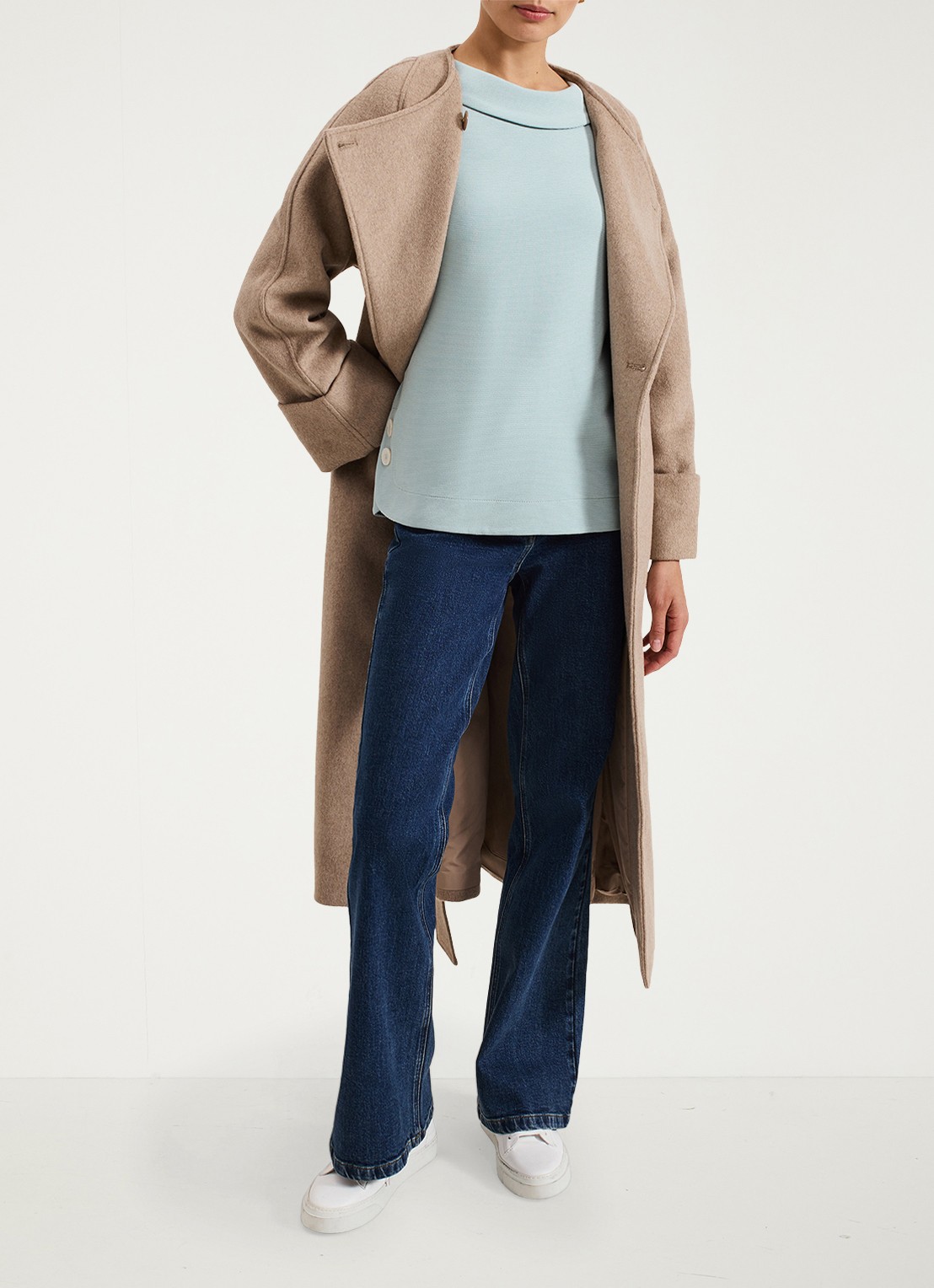 Phase Eight Remy top met structuur - detail 7 lichtblauw