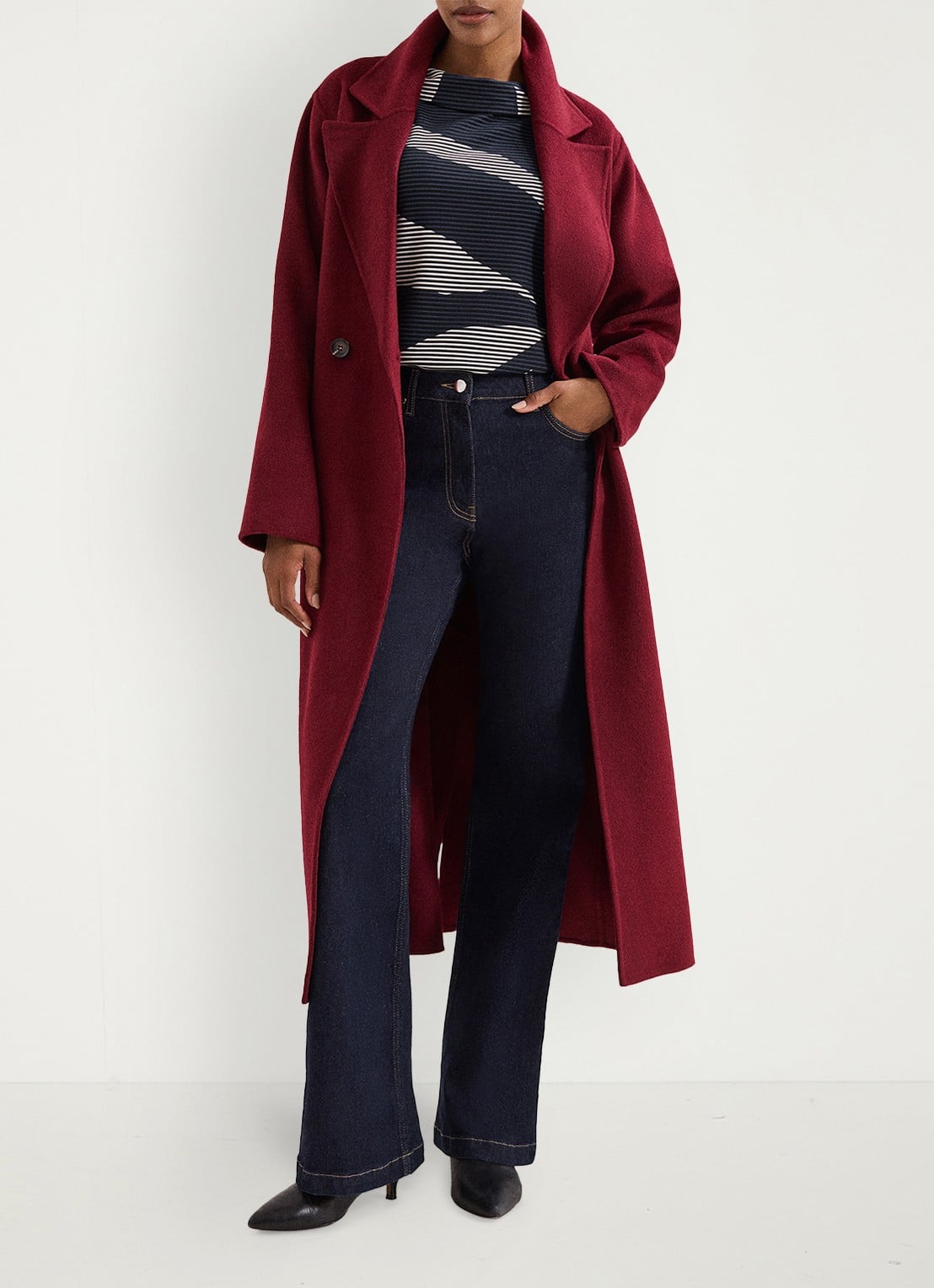 Phase Eight Rena top met print - detail 4 donkerblauw