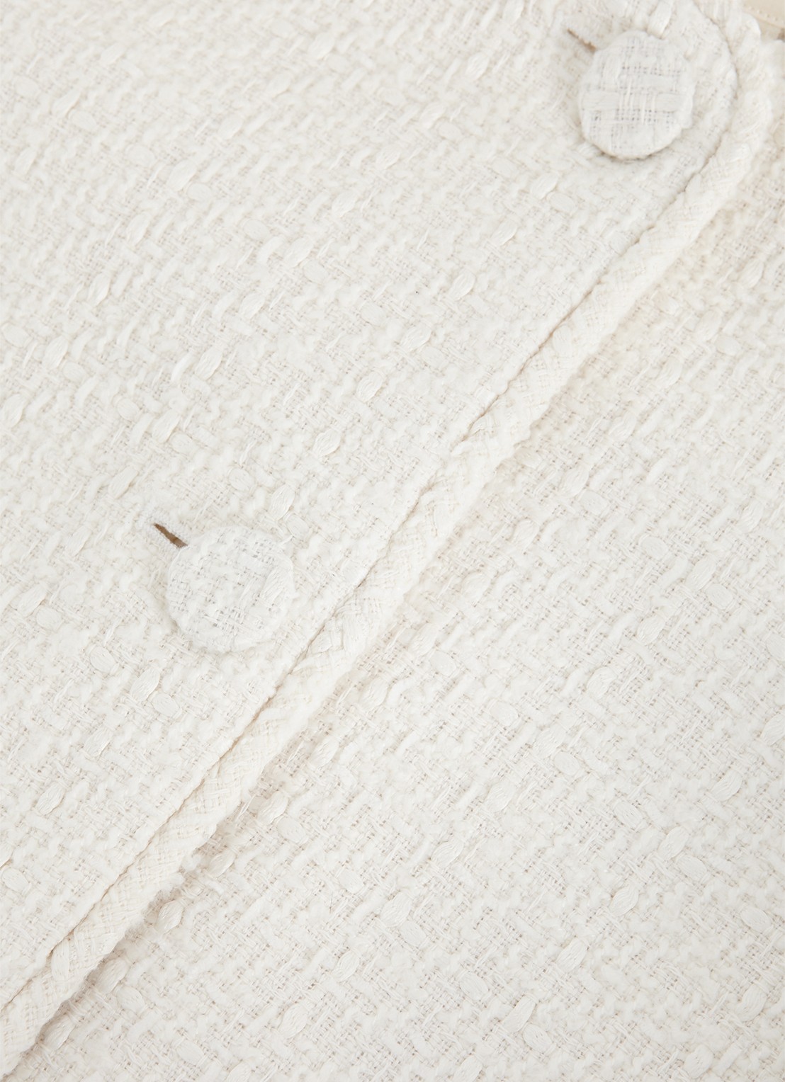 Phase Eight Ripley jack van bouclé met steekzakken - detail 3 ivoor