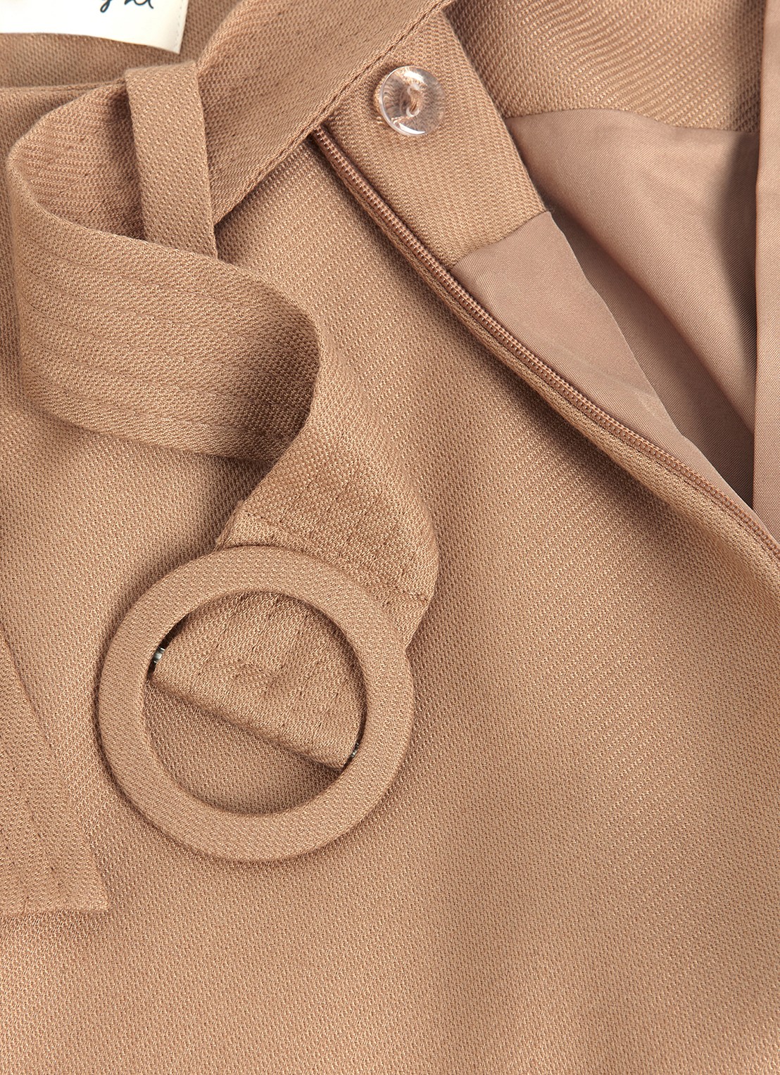 Phase Eight  Rochelle midi rok met ceintuur - detail 5 camel