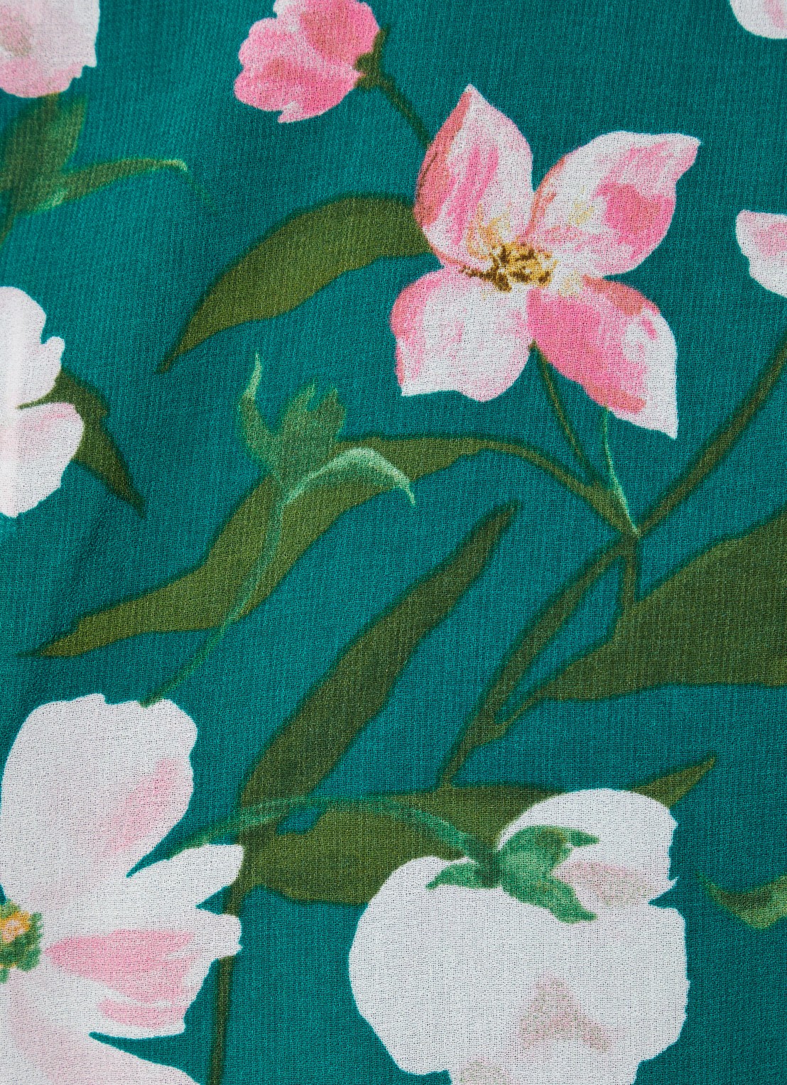 Phase Eight Rosa maxi jurk met bloemenprint en strikceintuur  - detail 3 donkergroen