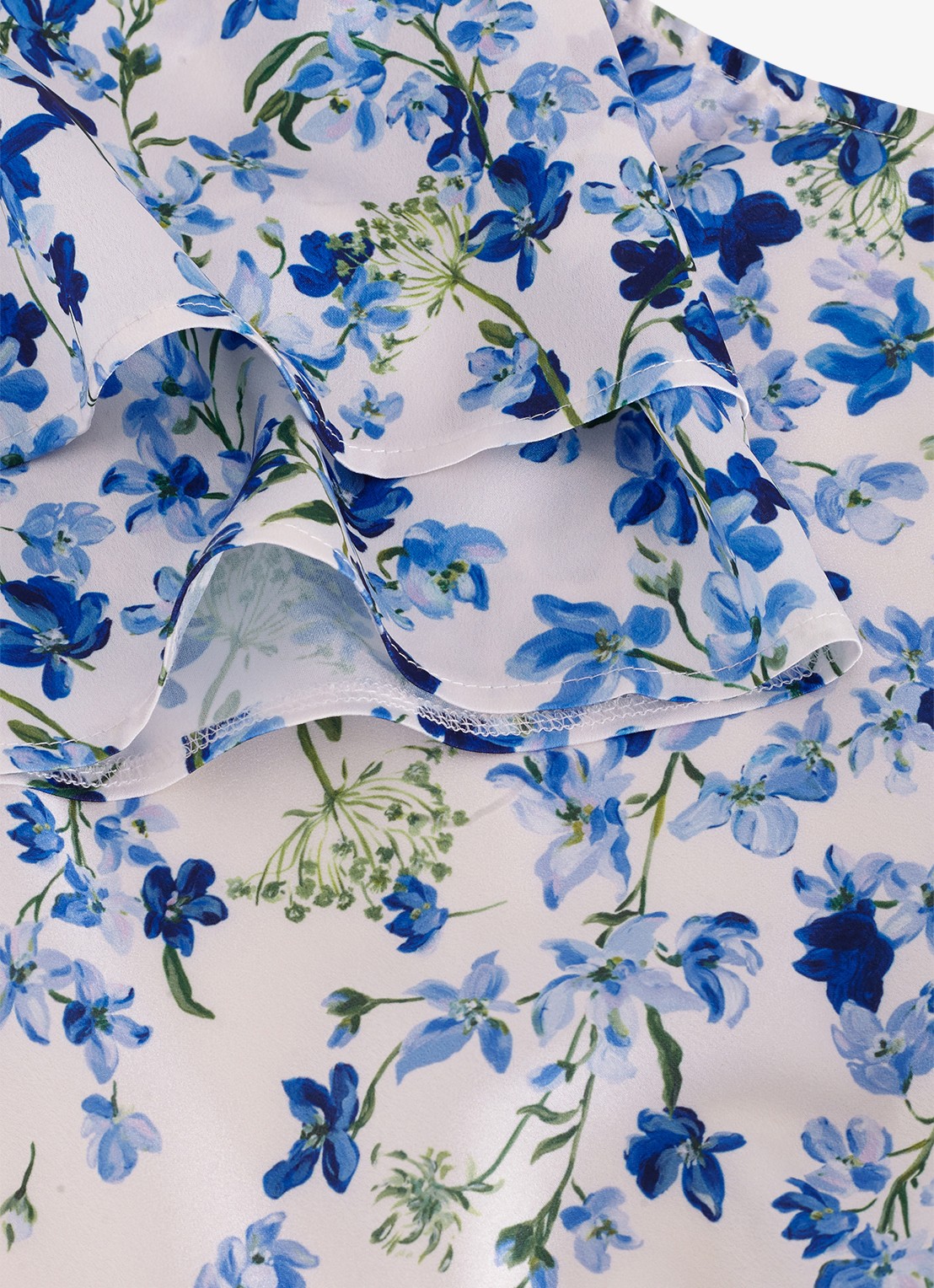 Phase Eight Rowan top met grafische print - detail 4 blauw