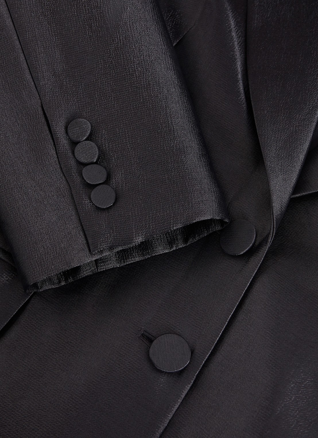 Phase Eight Sade single-breasted blazer met klepzakken  - detail antraciet