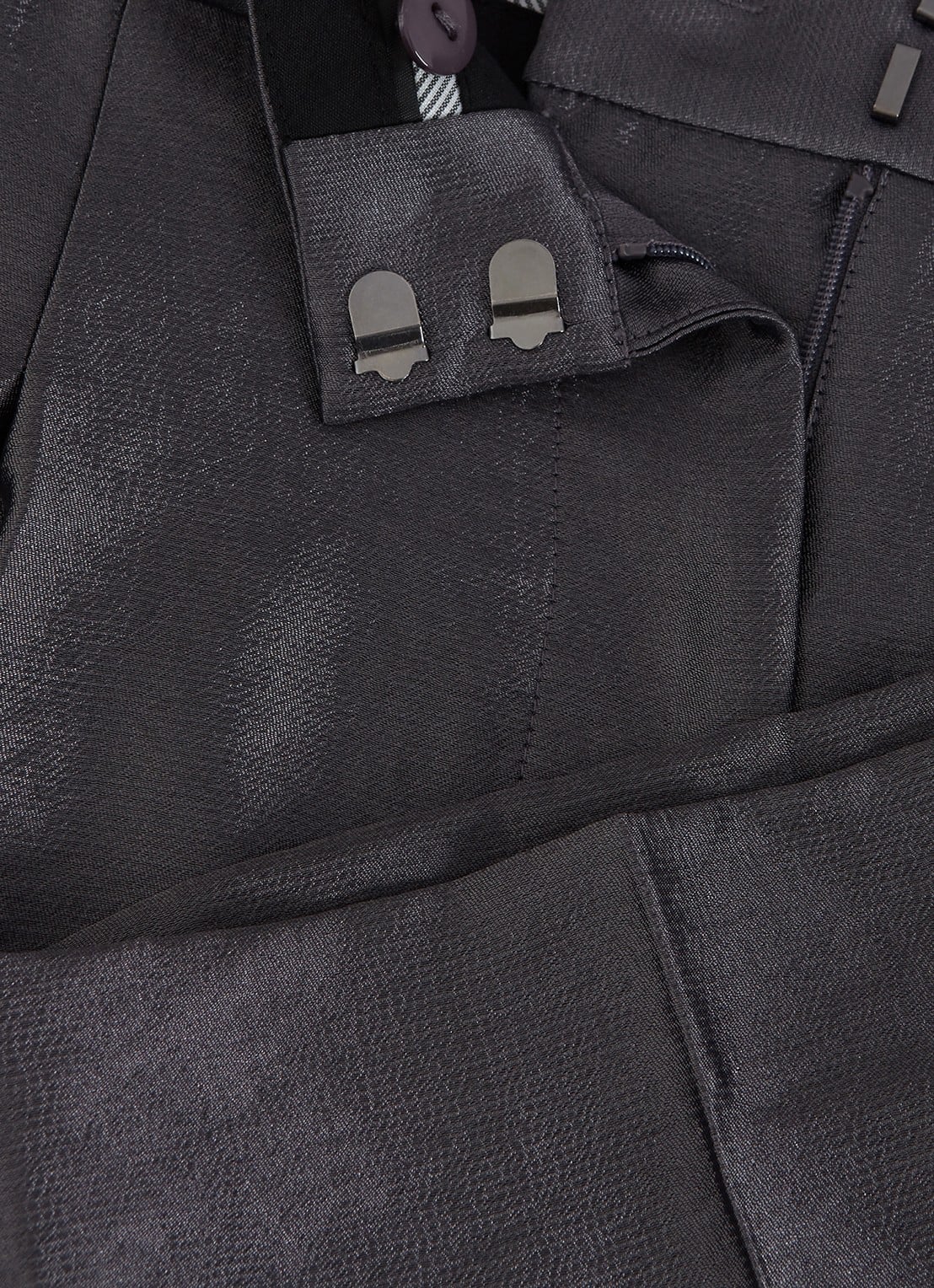 Phase Eight Sade straight fit high waist pantalon met steekzakken  - detail 2 antraciet