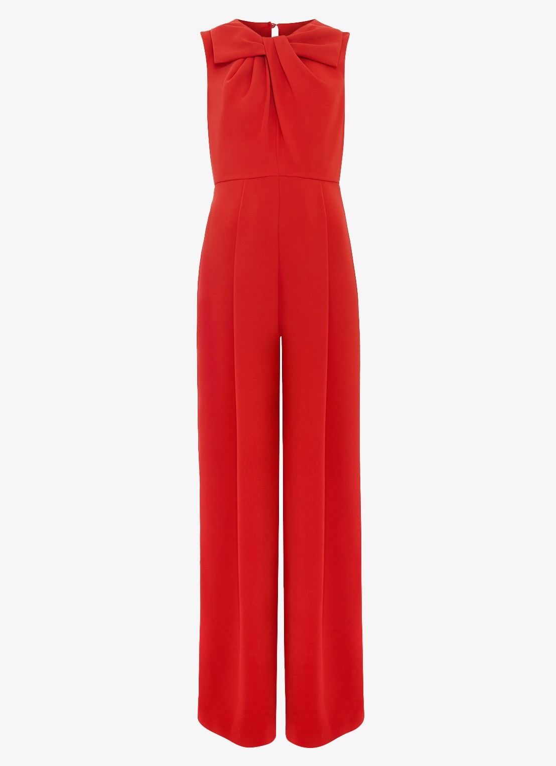 Phase Eight Saffron wide fit jumpsuit met steekzakken - voorkant 2 rood
