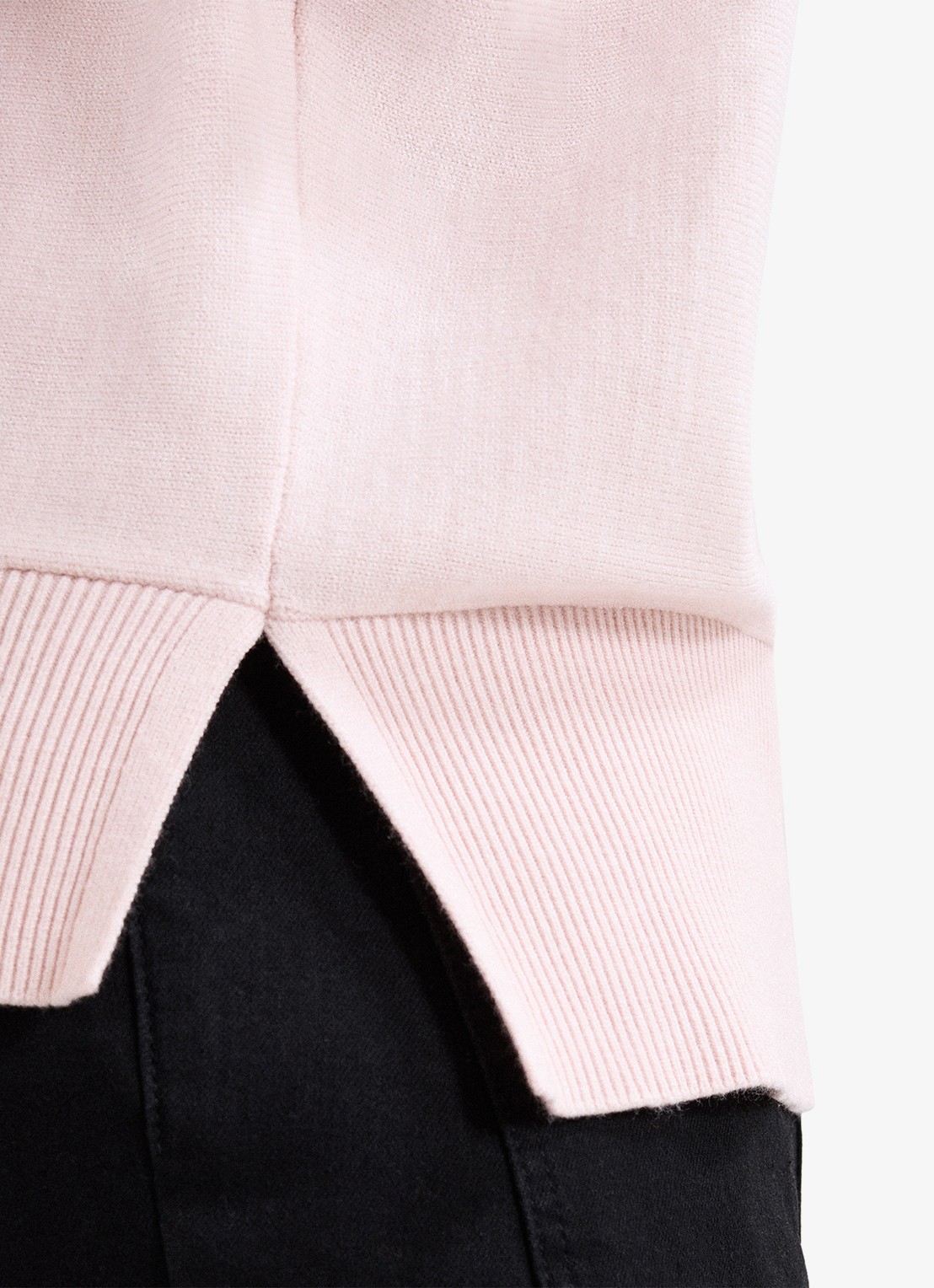 Phase Eight Salima fijngebreide trui met driekwart mouw - detail 6 roze