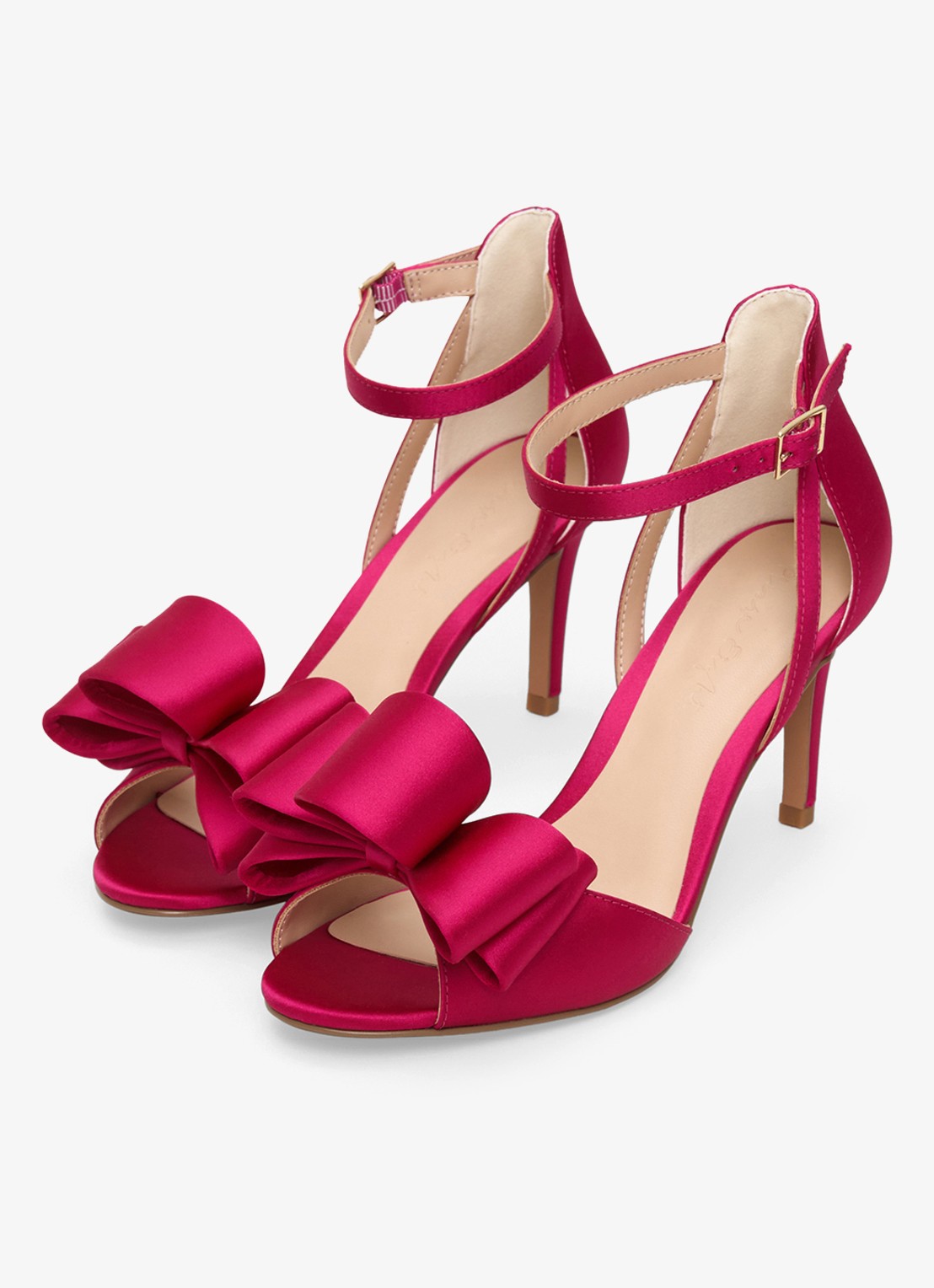 Phase Eight Sandaal met strikdetail - voorkant 7 roze