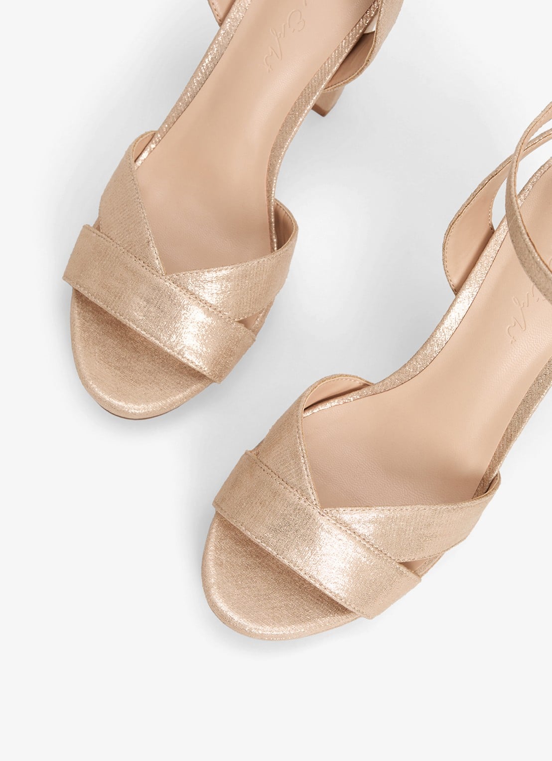 Phase Eight Sandalette met glitter - detail 5 lichtroze