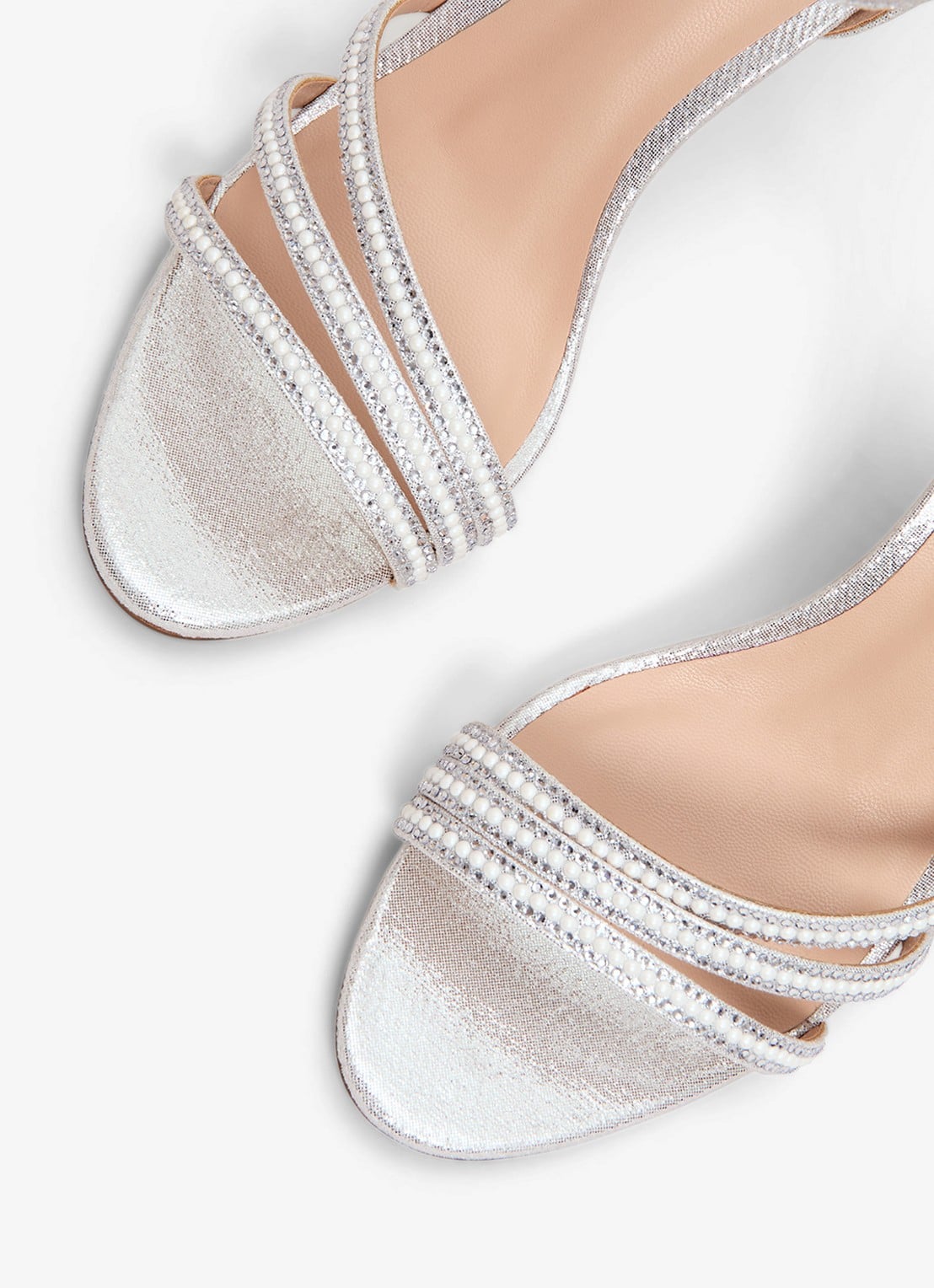 Phase Eight Sandalette met strass - detail 5 zilver