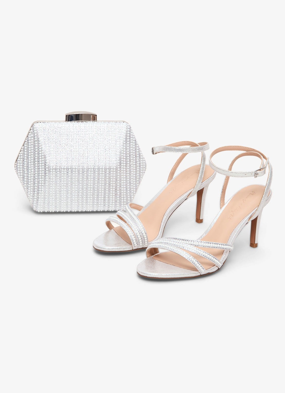 Phase Eight Sandalette met strass - detail 6 zilver