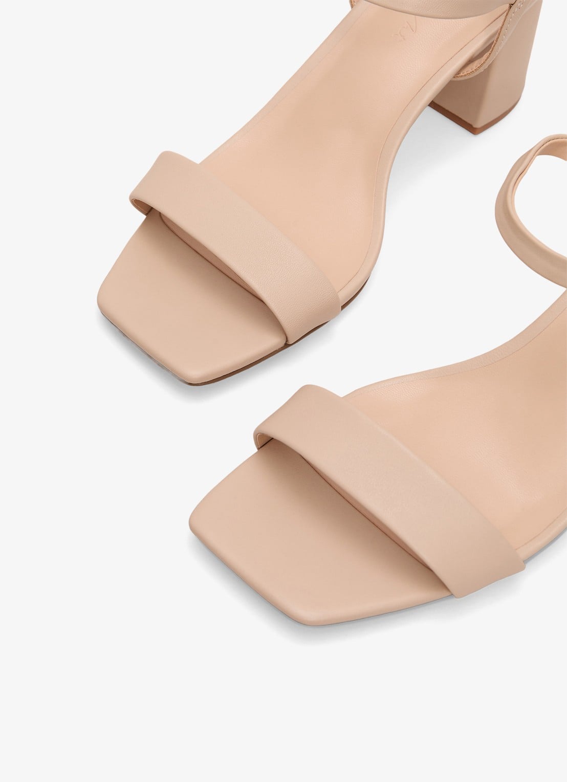 Phase Eight Sandalette van leer - detail 4 neutral