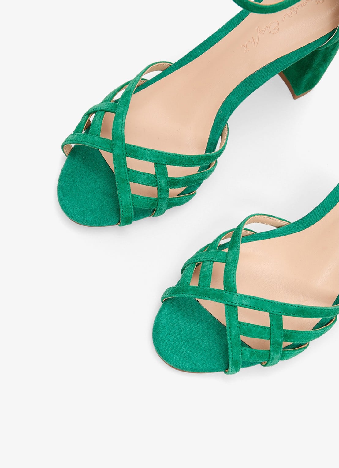 Phase Eight Sandalette van suède - detail 3 groen