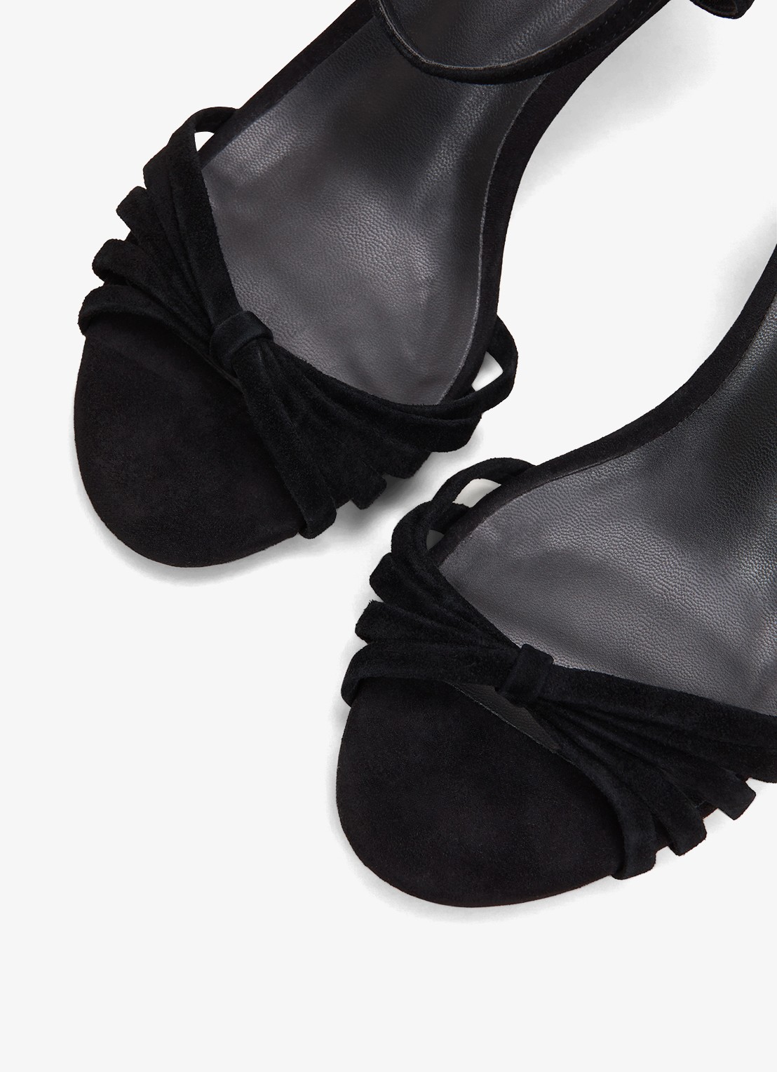 Phase Eight Sandalette van suède - detail 4 zwart