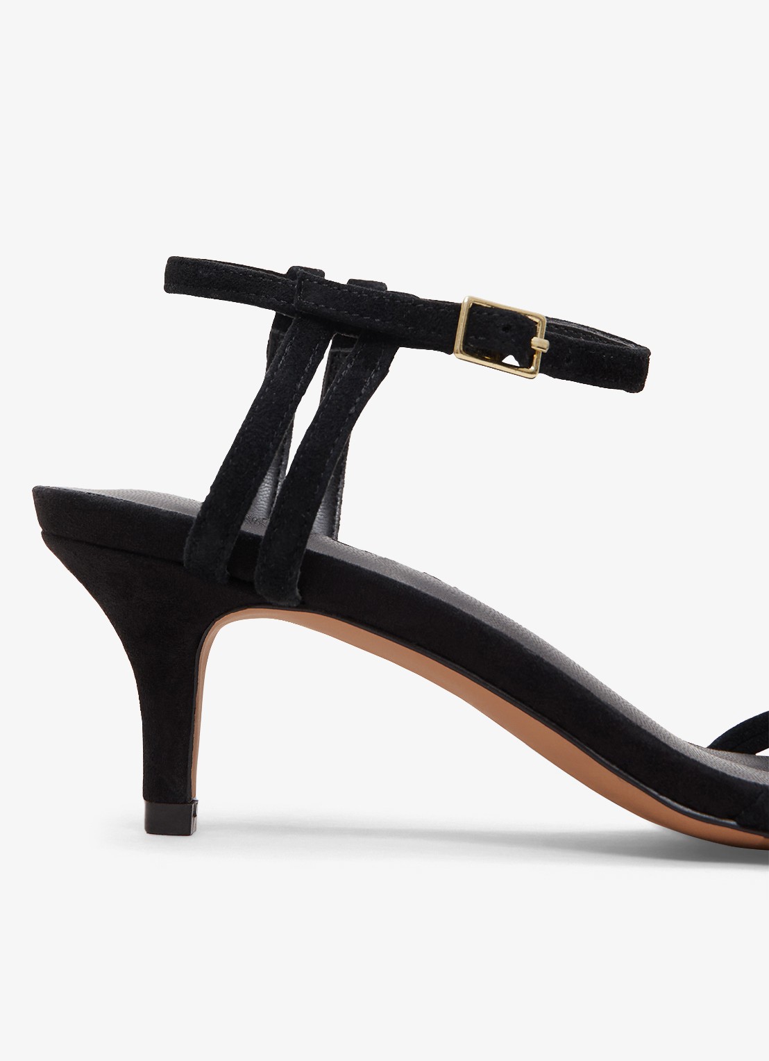 Phase Eight Sandalette van suède - detail 6 zwart