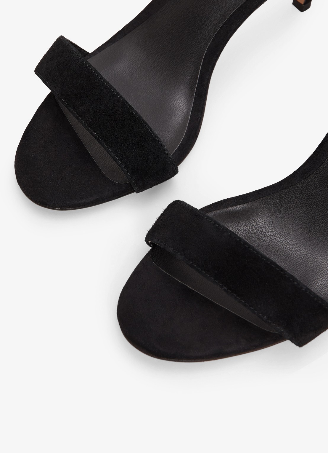 Phase Eight Sandalette van suède - detail 4 zwart
