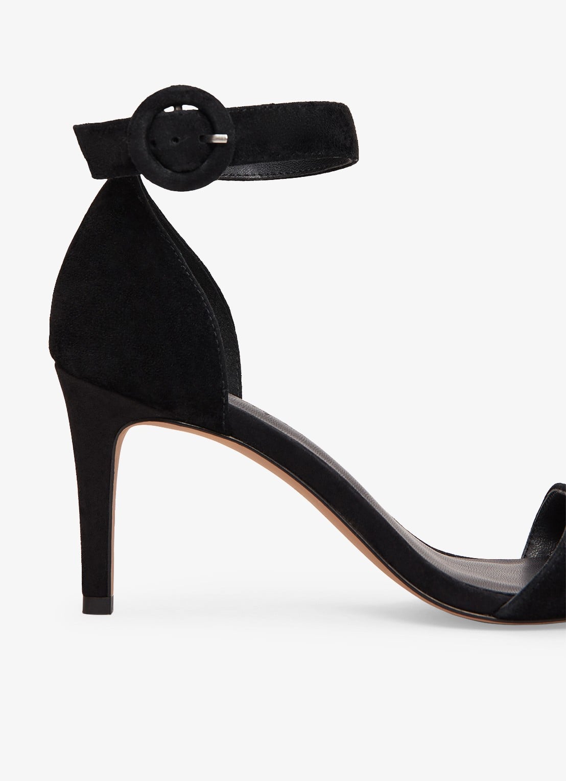 Phase Eight Sandalette van suède - detail 5 zwart