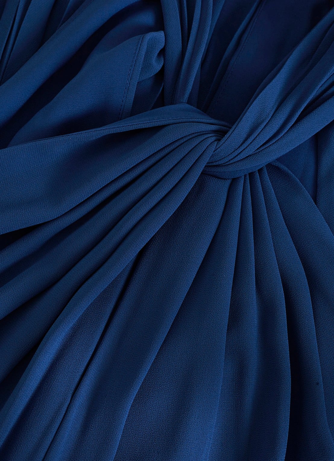 Phase Eight Sathia midi jurk met plooien - detail 5 donkerblauw