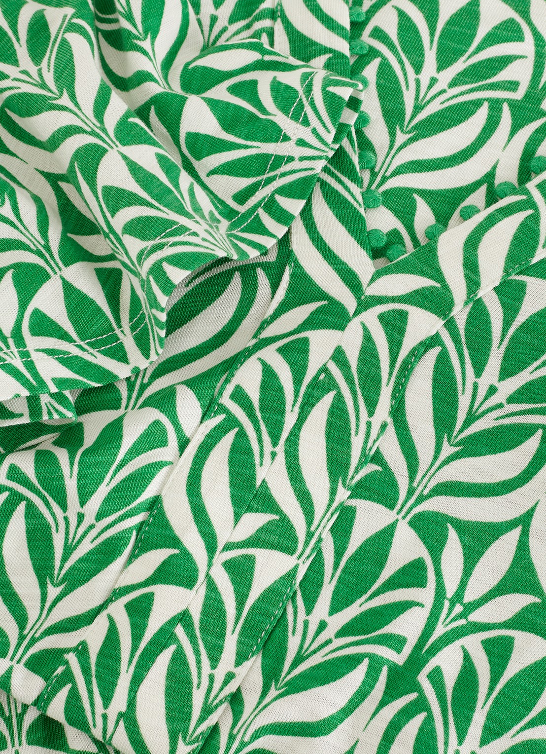 Phase Eight Shakira midi jurk met grafische print - detail 7 groen