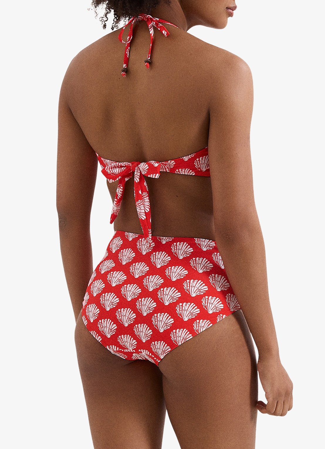 Phase Eight Shell bikinitop met print - achterkant 6 rood