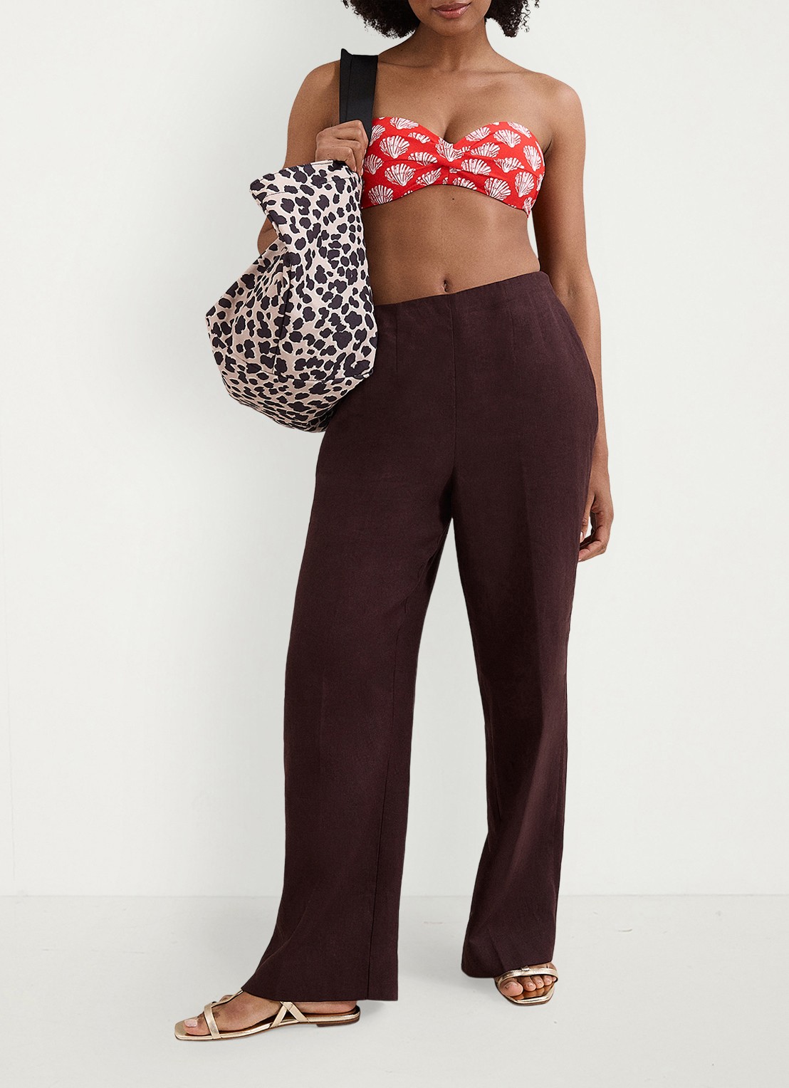 Phase Eight Shell bikinitop met print - detail 4 rood