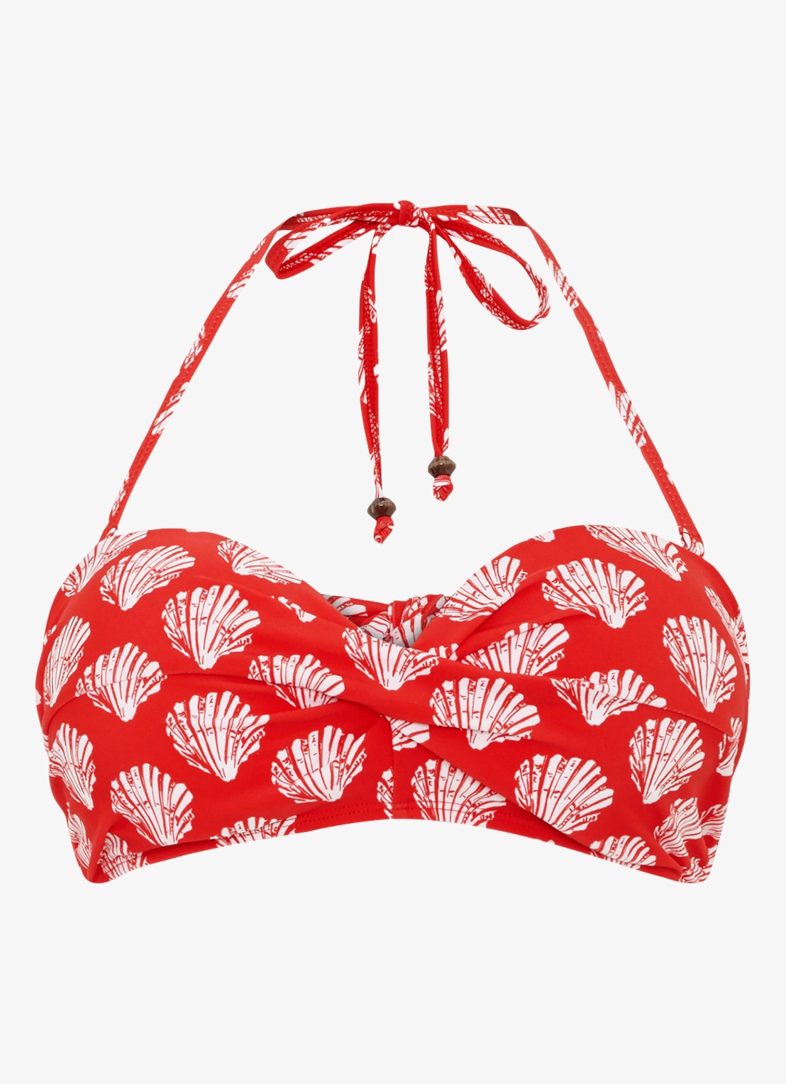 Phase Eight Shell bikinitop met print - voorkant 7 rood