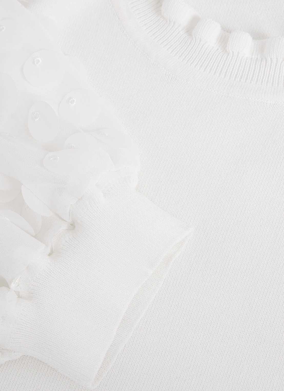 Phase Eight Shelly trui met gestipt detail - detail 4 ivoor